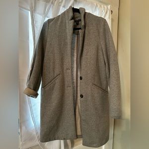 Zara TRF outerwear grey sweater coat